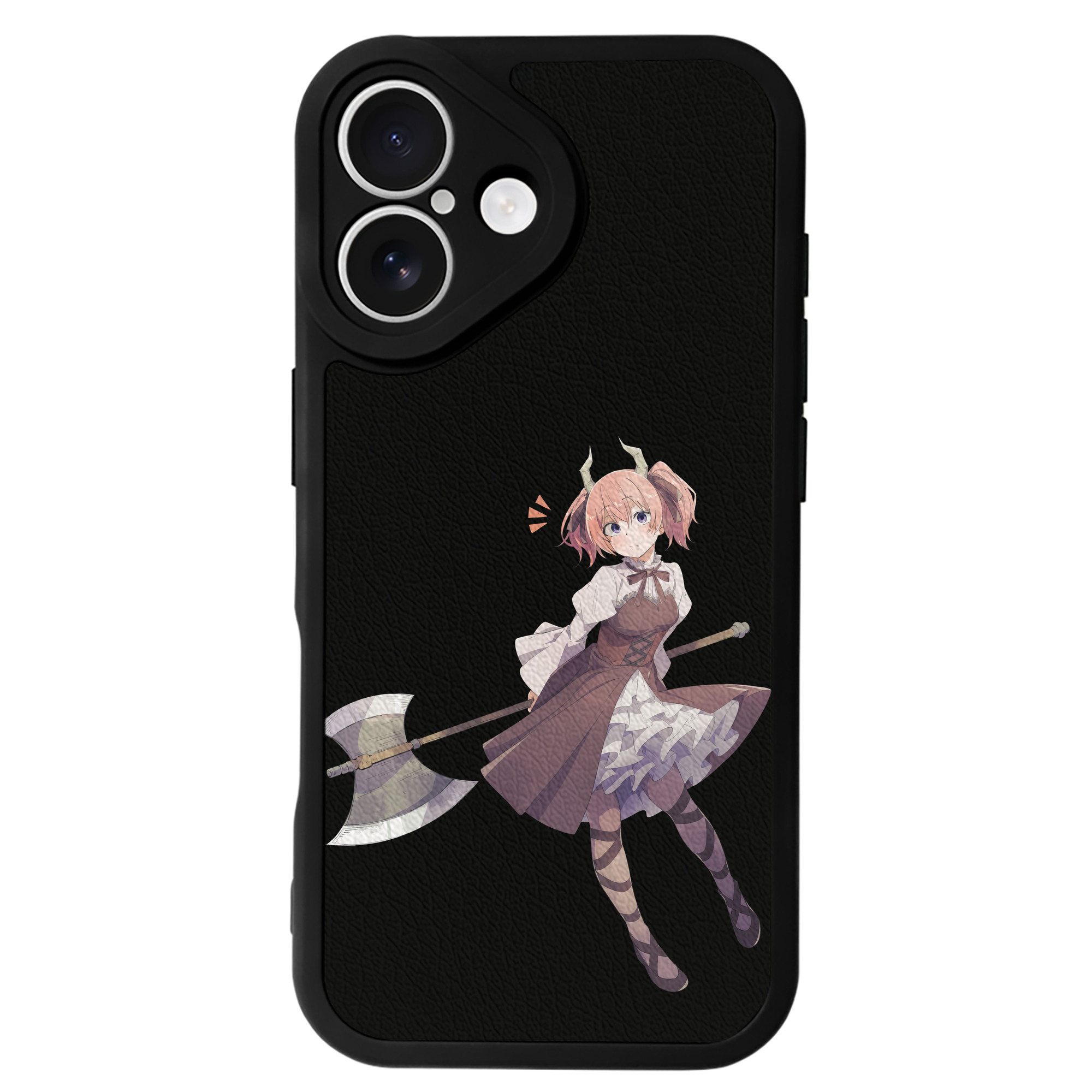 （画像用） 葬送のフリーレン Frieren 【iPhone 16シリーズ対応】シリコンスマホケース（レザー調） 材質：シリコン